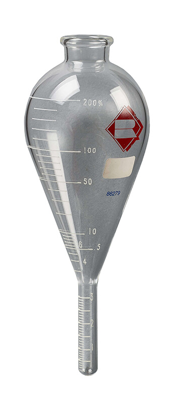 100mL Pear Shape Tube, 200 Parts