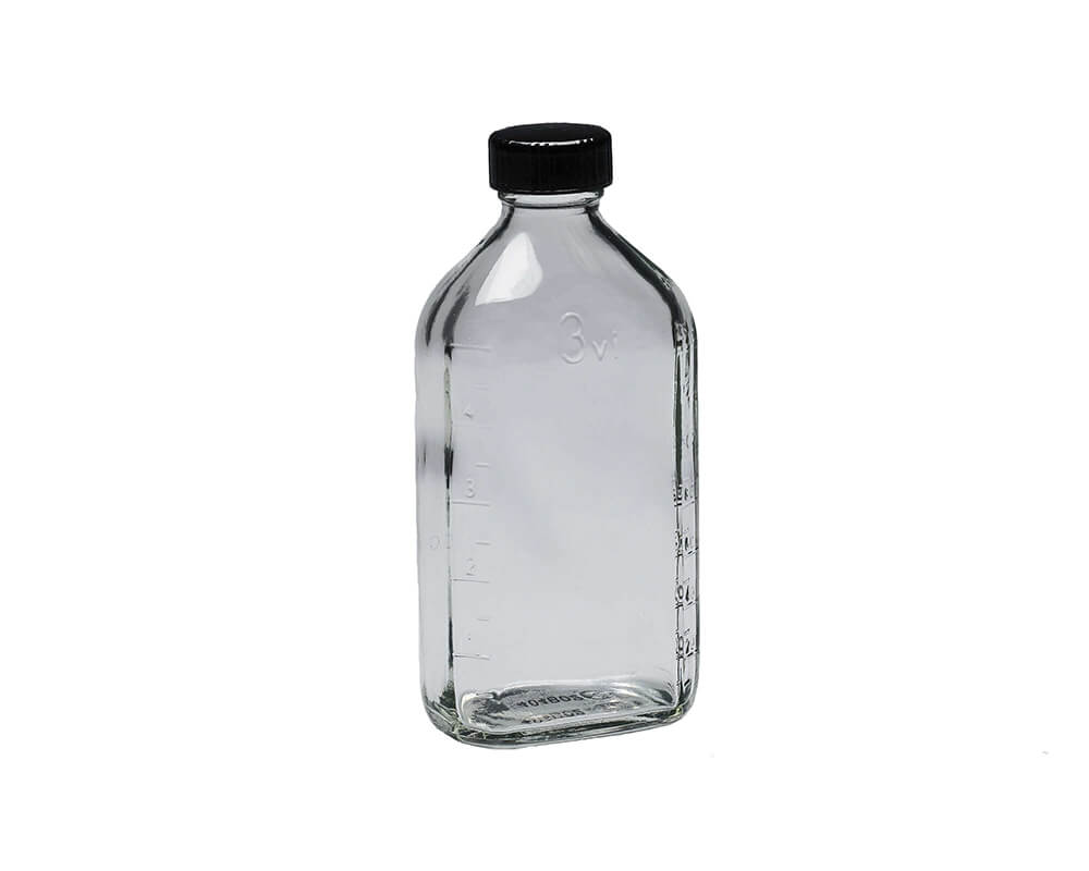 Oval Prescription Glass Bottle