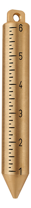 6-inch Innage Plumb Bob Brass